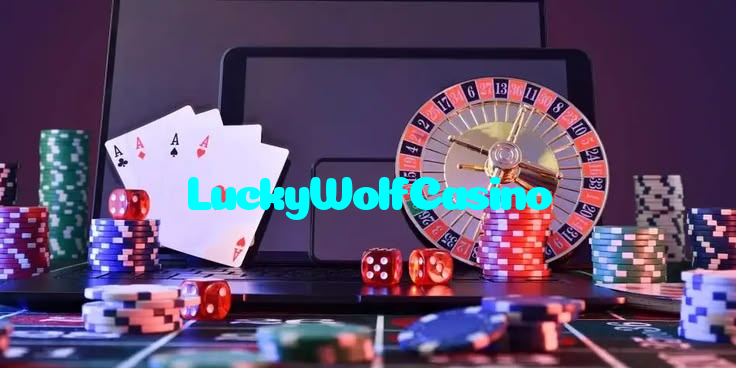 LuckyWolfCasino casino presented on mobile device in Pakistan with slots and live games
