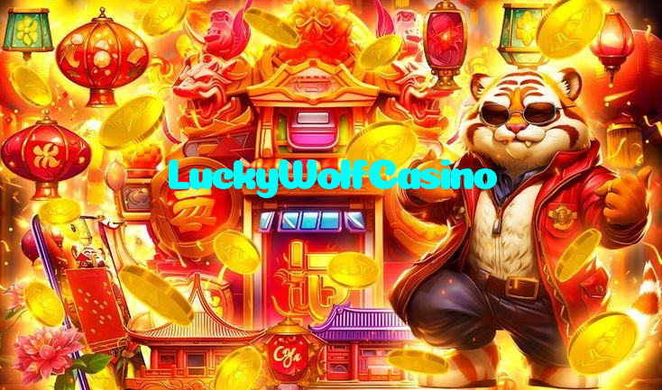 LuckyWolfCasino casino presented on mobile device in Pakistan with slots and live games